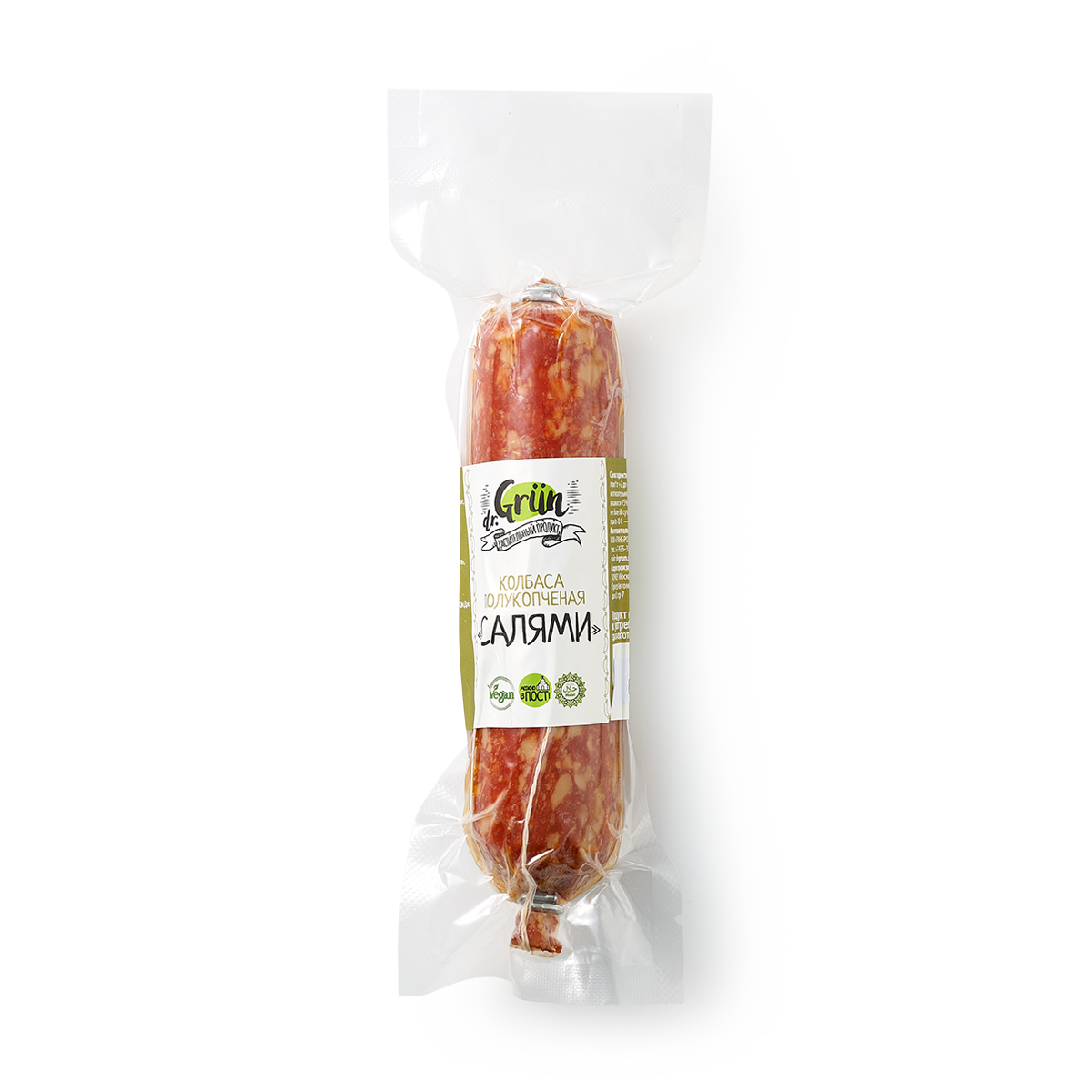 Изображение товара Колбаса растительная Салями Dr.Grun полукопчёная 200 г