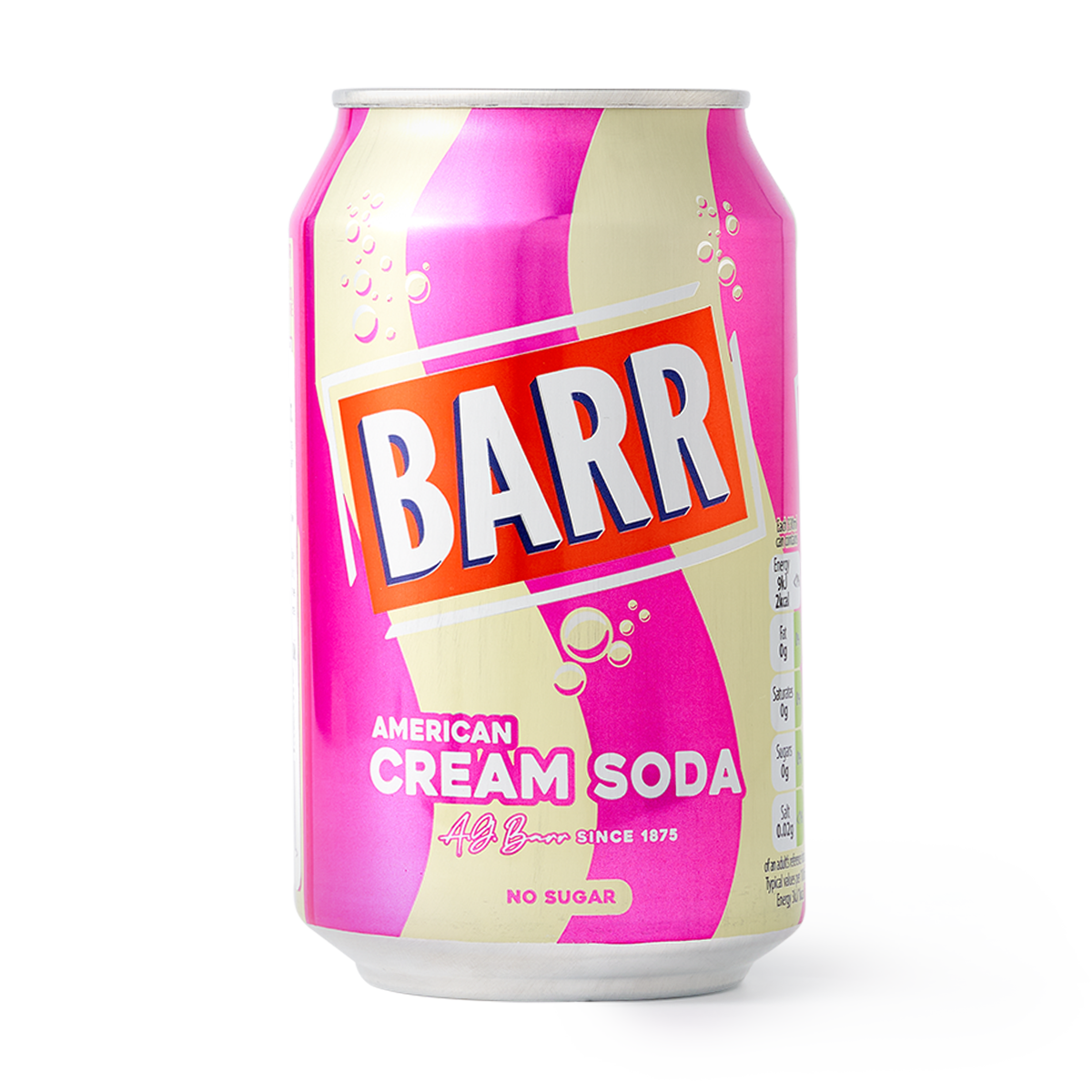 Изображение товара Напиток Cream Soda Barr без сахара газированный 330 мл
