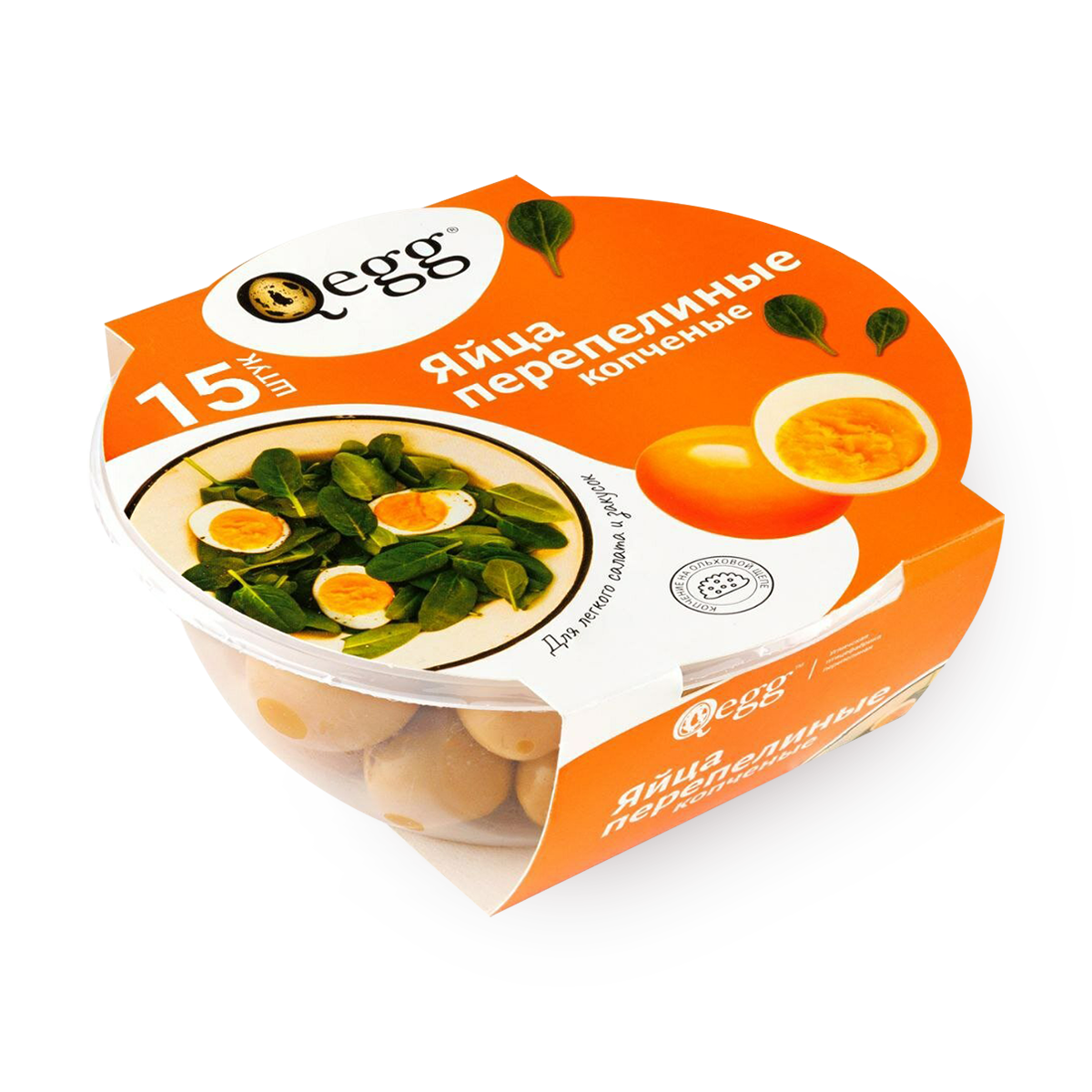 Изображение товара Яйцо перепелиное Qegg копчёное 15 шт.