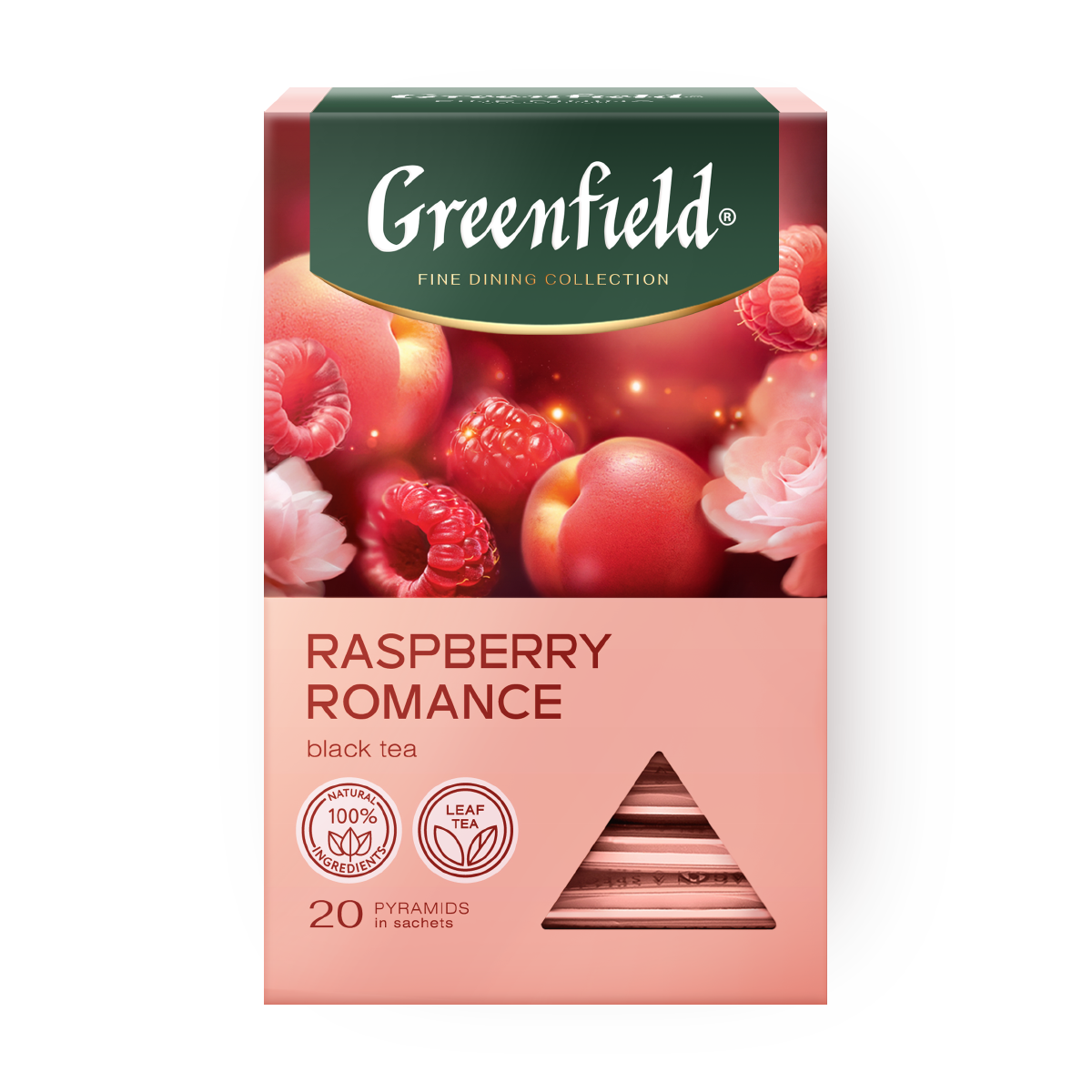 Изображение товара Чай чёрный Greenfield Raspberry Romance 20 шт.
