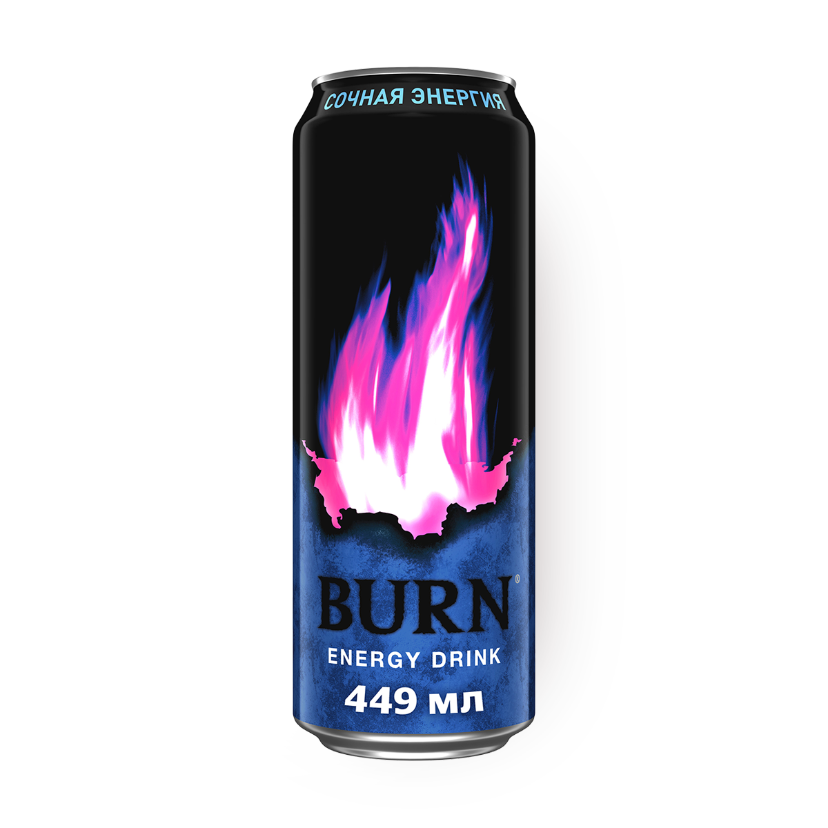 Изображение товара Энергетический напиток Сочная энергия Burn 449 мл