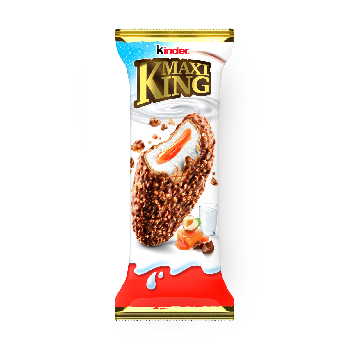 Изображение товара Пирожное Kinder Maxi King с орехами и карамелью 35 г