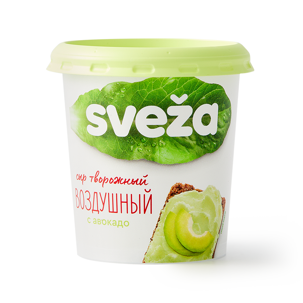 Изображение товара Сыр творожный воздушный Sveza с авокадо 150 г