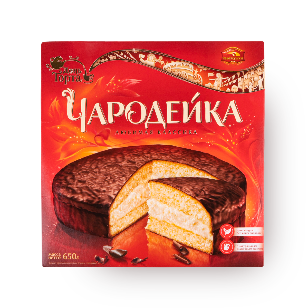 Изображение товара Торт Чародейка «Черёмушки» 650 г