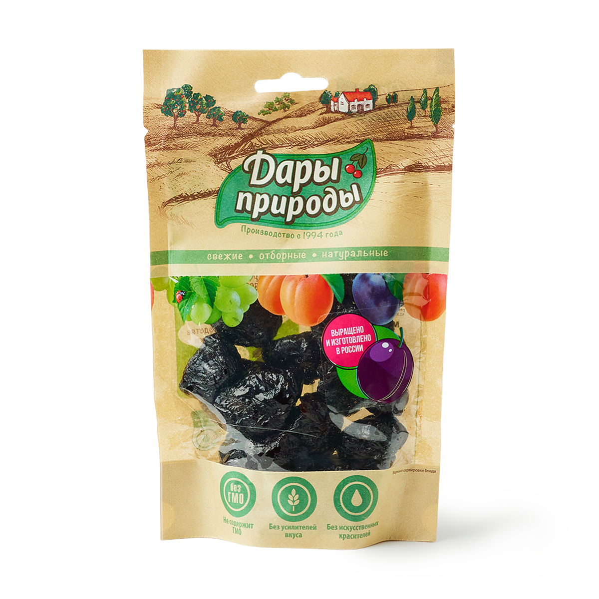 Изображение товара Чернослив без косточки «Дары природы» 150 г