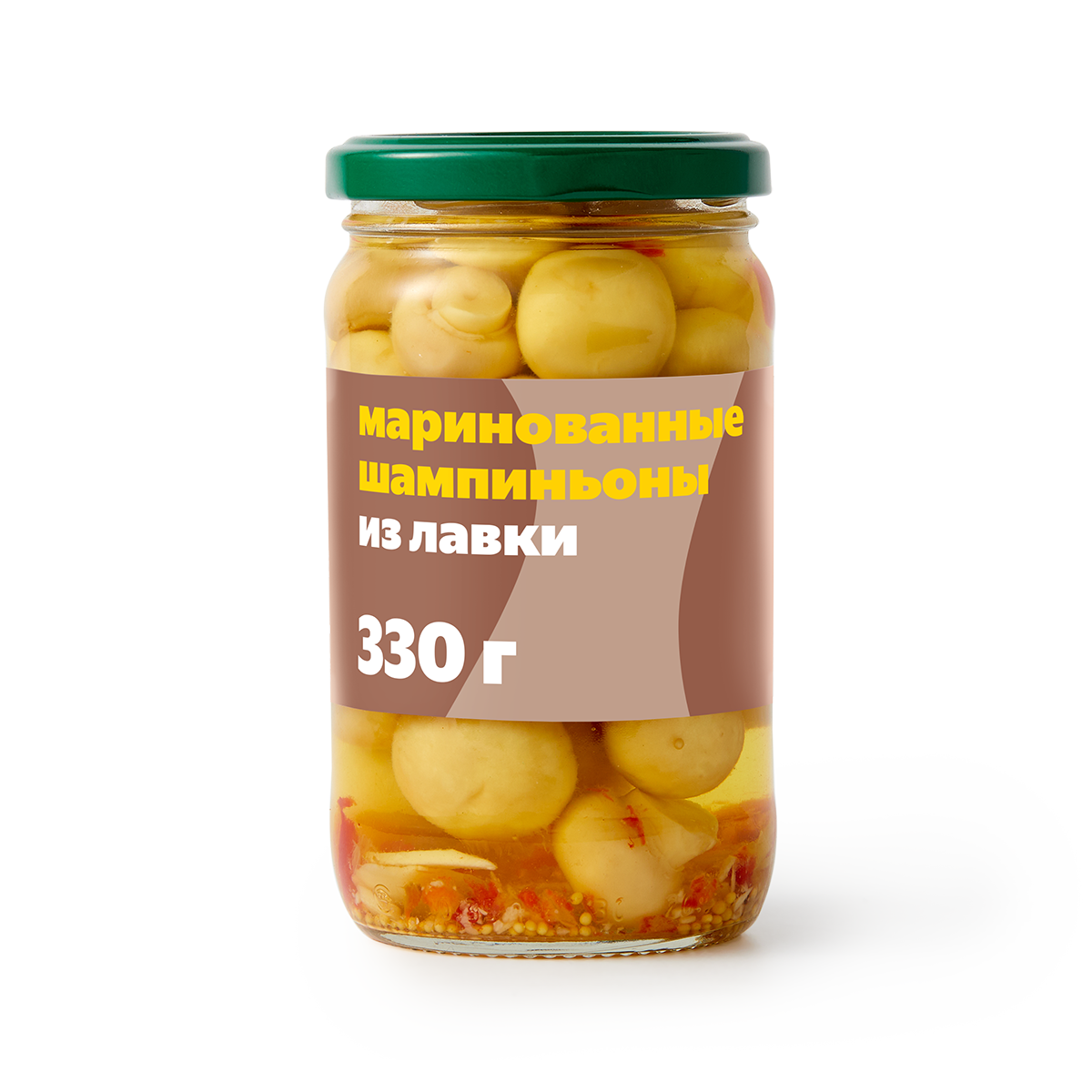 Изображение товара Шампиньоны маринованные «Из Лавки» 330 г