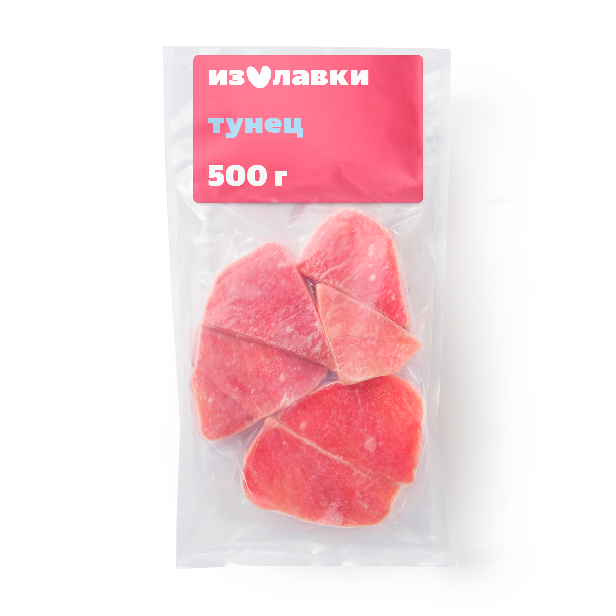 Изображение товара Тунец желтопёрый филе «Из Лавки» без кожи 500 г