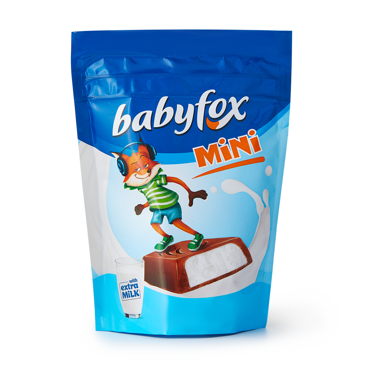 Изображение товара Шоколад молочный Babyfox mini c молочной начинкой 120 г