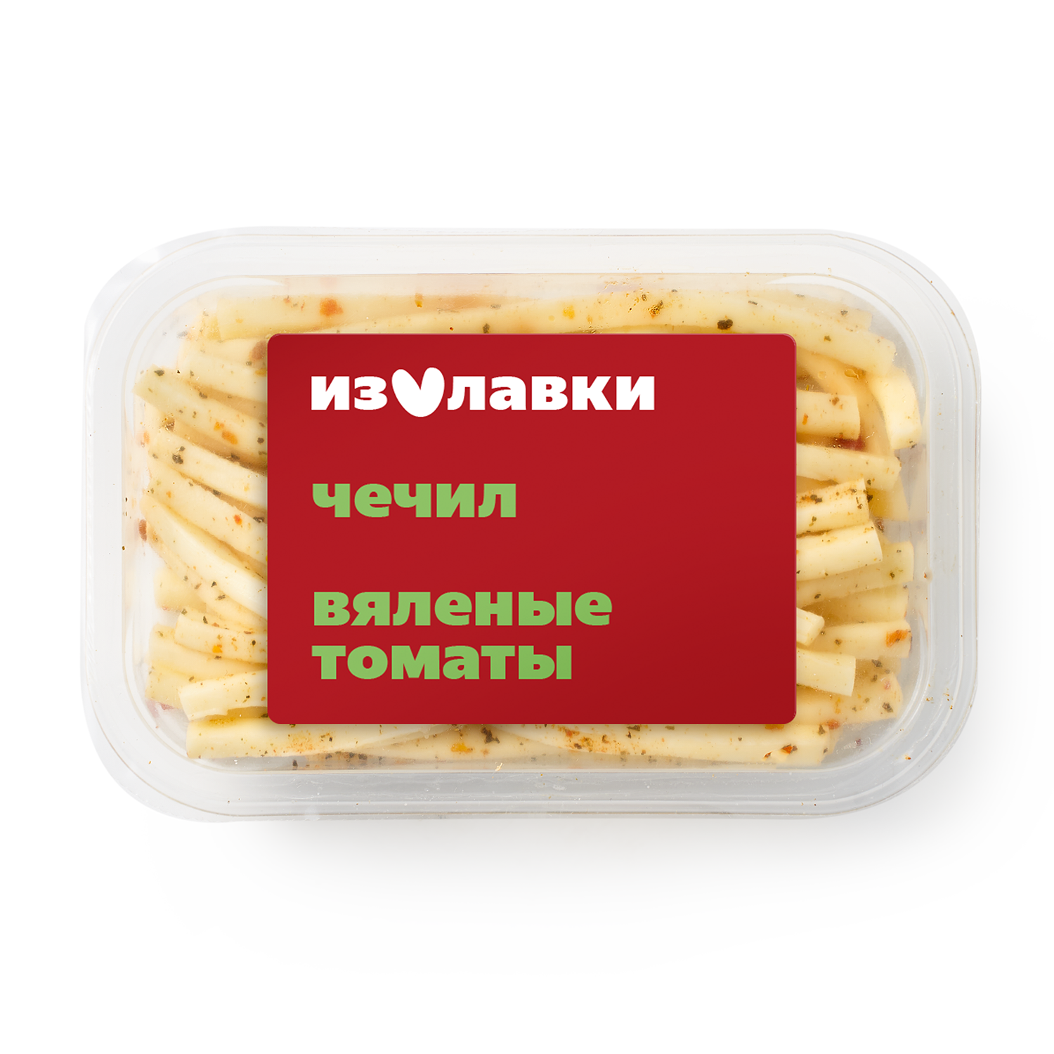 Изображение товара Сыр Чечил «Из Лавки» томаты с зеленью 100 г