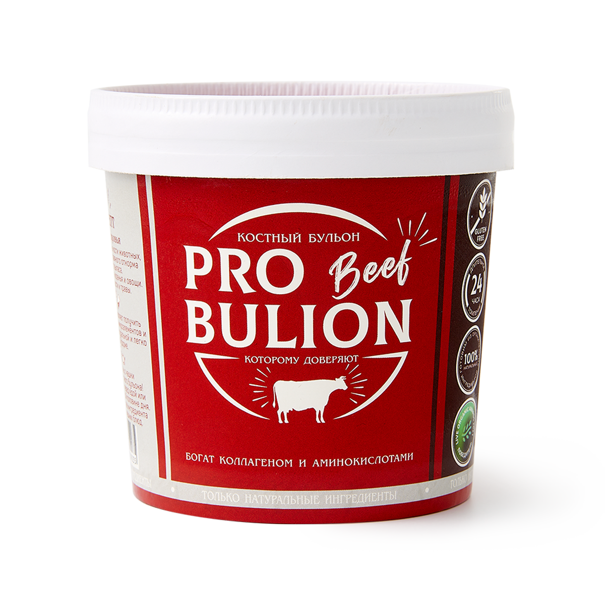 Изображение товара Говяжий костный бульон ProBulion замороженный 300 мл для домашних блюд