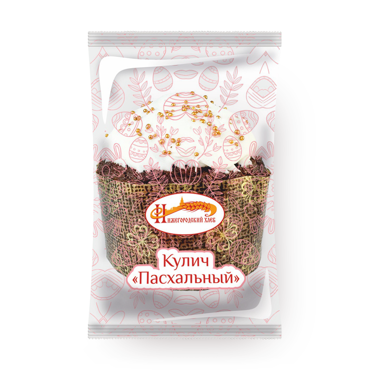 Изображение товара Кулич Пасхальный «Нижегородский хлеб» с изюмом 100 г