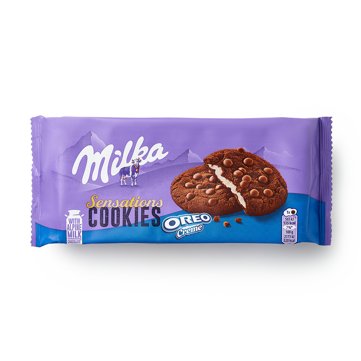 Изображение товара Печенье Milka Sensations Oreo Creme 156 г