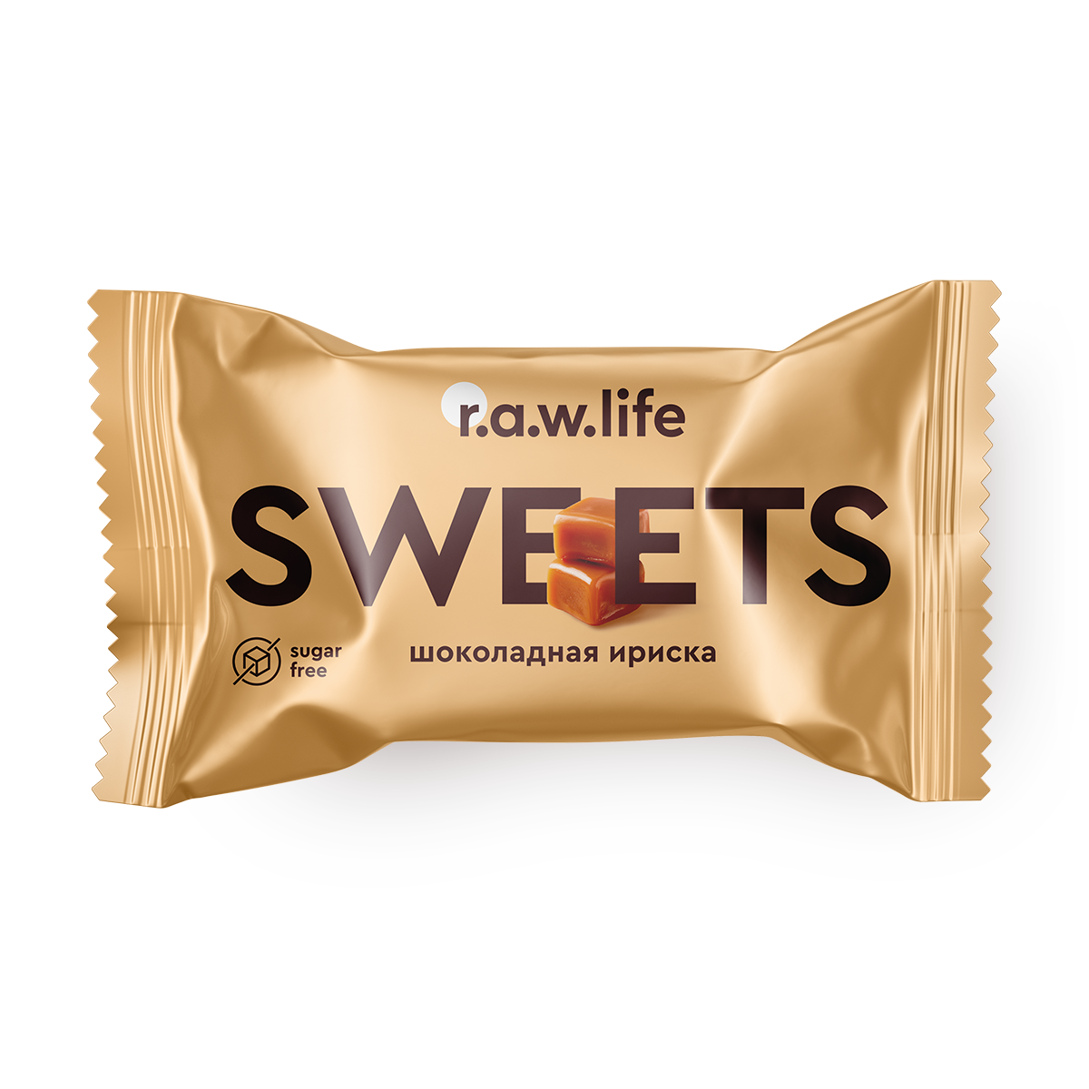 Изображение товара Конфета R.A.W.Life Sweets Шоколадная ириска 17 г