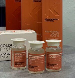EVERLASTING.COLOUR. Kevin Murphy 🧡 ИНТЕНСИВНЫЙ УХОД В АМПУЛАХ ДЛЯ ЗАЩИТЫ И СТОЙКОСТИ ЦВЕТА ТЕХНОЛОГИИ KM.BOND: • восст…