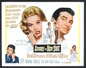 Постер: (Воскресенье в Нью-Йорке, 1963 - вся информация о фильме на FilmNavi.ru