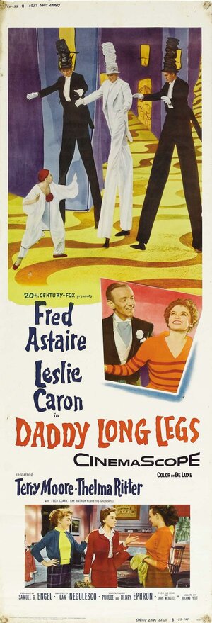 Постер: (Длинноногий папочка, 1955 - вся информация о фильме на FilmNavi.ru