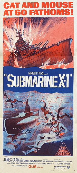 Постер: (Субмарина Х-1, 1968 - вся информация о фильме на FilmNavi.ru