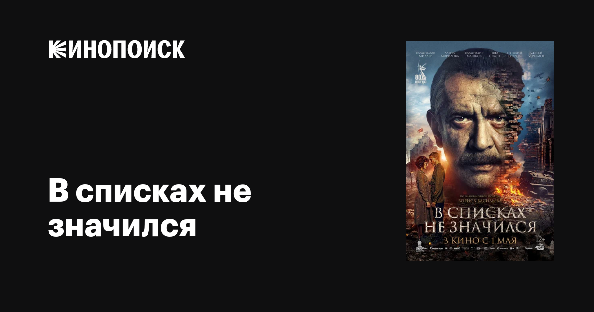 В списках не значился фильм, 2025, дата выхода трейлеры актеры отзывы ...