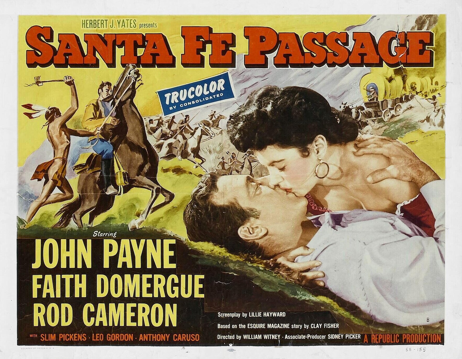 Постеры: Дорога на Санта Фе / Постер фильма «Дорога на Санта Фе» (1955 ...