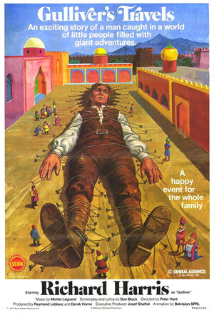 Постер: (Путешествия Гулливера, 1977 - вся информация о мультфильме на FilmNavi.ru