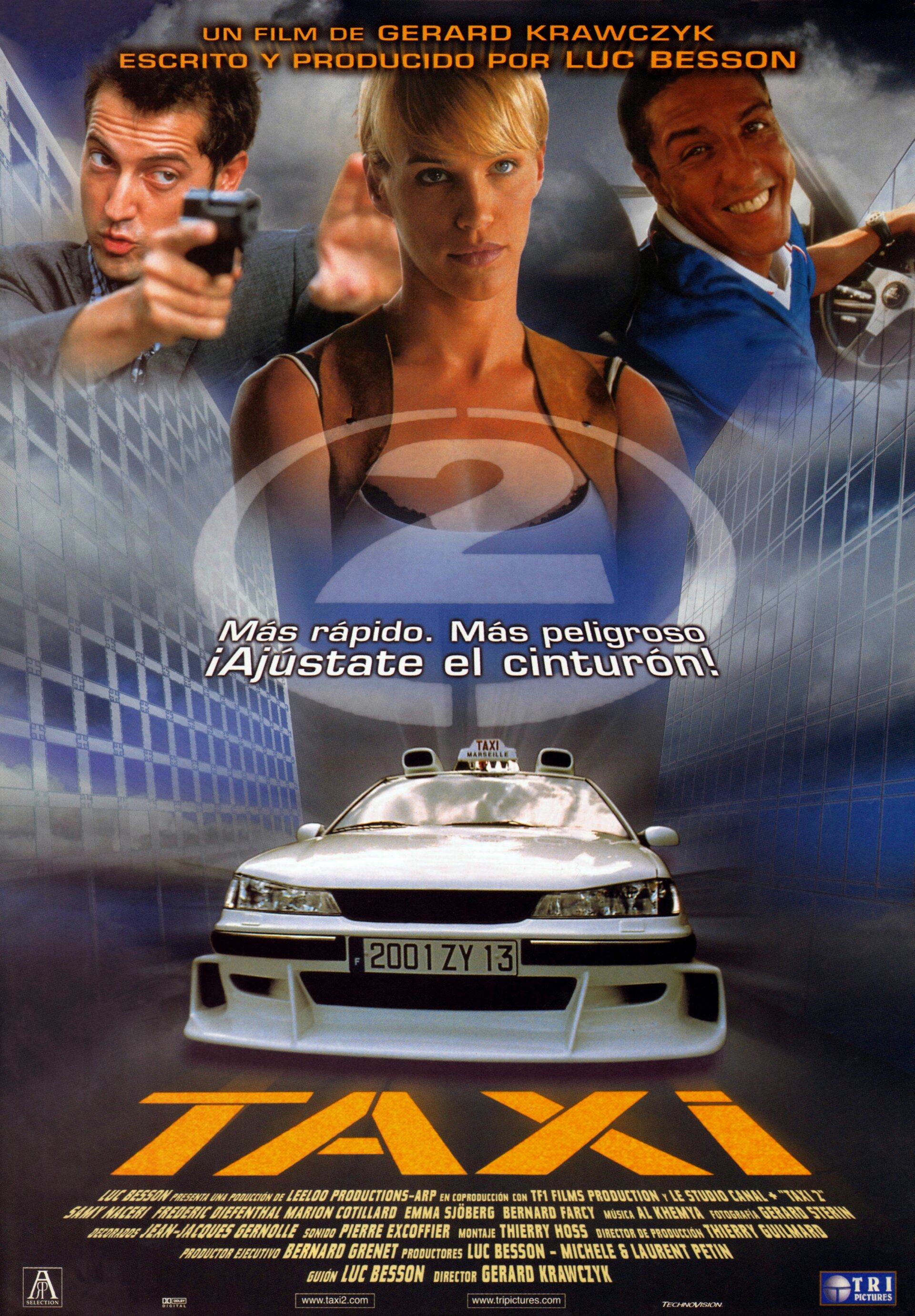 Постеры: Такси 2 / Постер фильма «Такси 2» (2000) #2537049