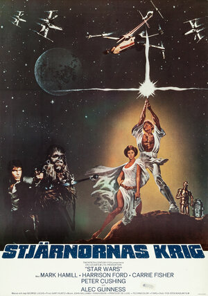 Постер: (Звёздные войны: Эпизод 4 – Новая надежда, 1977 - вся информация о фильме на FilmNavi.ru