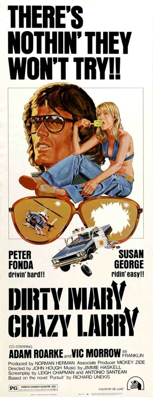 Постер: (Грязная Мэри, сумасшедший Ларри, 1974 - вся информация о фильме на FilmNavi.ru