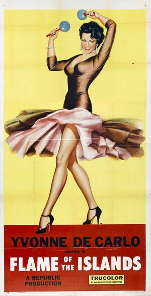 Постер: (Пламя островов, 1955 - вся информация о фильме на FilmNavi.ru