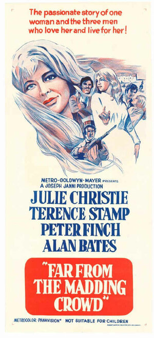 Постер: (Вдали от безумной толпы, 1967 - вся информация о фильме на FilmNavi.ru