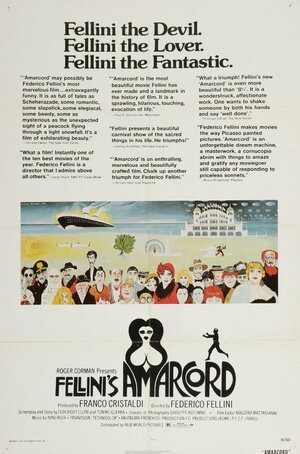 Постер: (Амаркорд, 1973 - вся информация о фильме на FilmNavi.ru