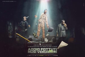 Постер: (Addio fottuti musi verdi, 2017 - вся информация о фильме на FilmNavi.ru