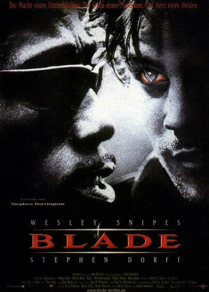 Постеры: Блэйд / Постер фильма «Блэйд» (1998) #596401