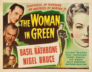 Постер: (Шерлок Холмс: Женщина в зеленом, 1945 - вся информация о фильме на FilmNavi.ru