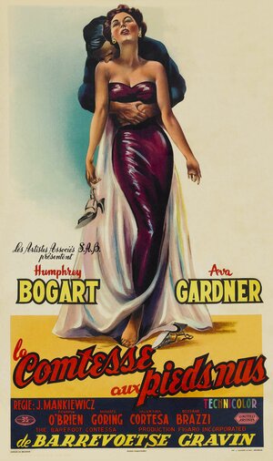 Постер: (Босоногая графиня, 1954 - вся информация о фильме на FilmNavi.ru