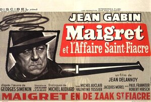 Постер: (Мегрэ и дело Сен-Фиакр, 1959 - вся информация о фильме на FilmNavi.ru