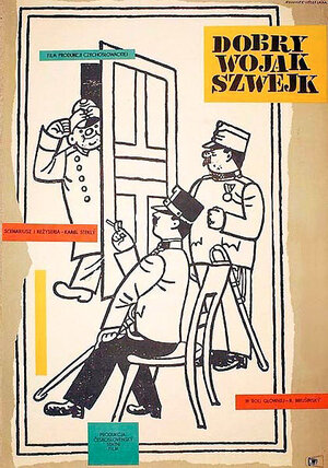 Постер: (Бравый солдат Швейк, 1957 - вся информация о фильме на FilmNavi.ru