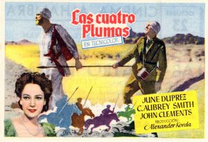 Постер: (Четыре пера, 1939 - вся информация о фильме на FilmNavi.ru