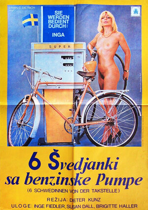 Постер: (Шесть шведок с бензоколонки, 1980 - вся информация о фильме на FilmNavi.ru
