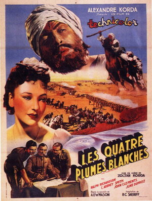 Постер: (Четыре пера, 1939 - вся информация о фильме на FilmNavi.ru