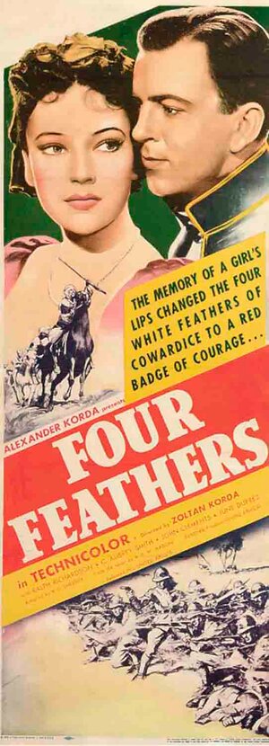 Постер: (Четыре пера, 1939 - вся информация о фильме на FilmNavi.ru