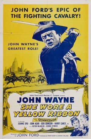 Постер: (Она носила желтую ленту, 1949 - вся информация о фильме на FilmNavi.ru