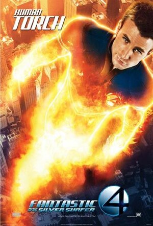 Постер: (Фантастическая четверка: Вторжение Серебряного серфера, 2007 - вся информация о фильме на FilmNavi.ru