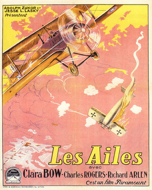 Постер: (Крылья, 1927 - вся информация о фильме на FilmNavi.ru