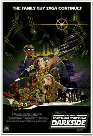 Постер: (Гриффины: Там, там, на темной стороне, 2009 - вся информация о мультфильме на FilmNavi.ru