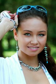 Фотосессиядағы жалаңаш Лайсан Утяшева