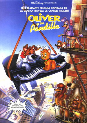 Постер: (Оливер и компания, 1988 - вся информация о мультфильме на FilmNavi.ru