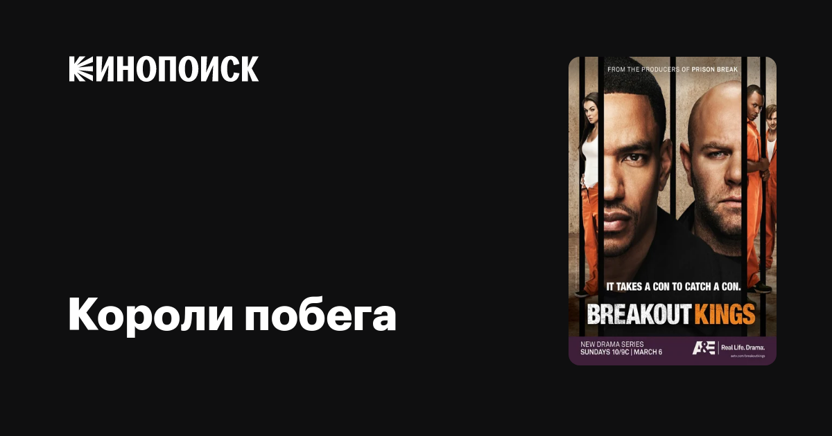 Короли побега (сериал, 2 сезона) — Кинопоиск