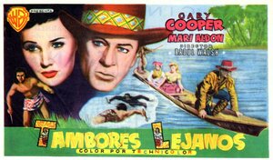 Постер: (Далекие барабаны, 1951 - вся информация о фильме на FilmNavi.ru