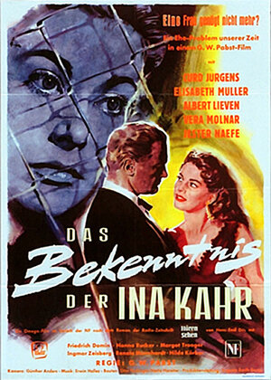 Постер: (Признание Ины Кар, 1954 - вся информация о фильме на FilmNavi.ru