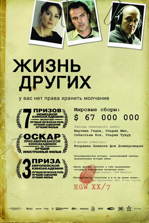Постер: (Жизнь других, 2006 - вся информация о фильме на FilmNavi.ru